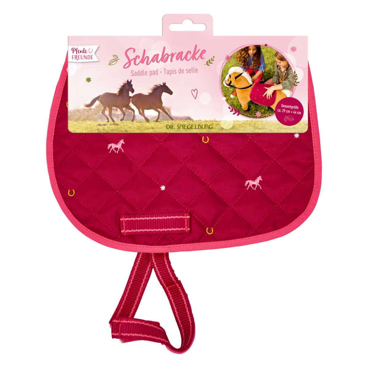 Coppenrath 17722 - Die Spiegelburg - Pferdefreunde - Schabracke, klein 