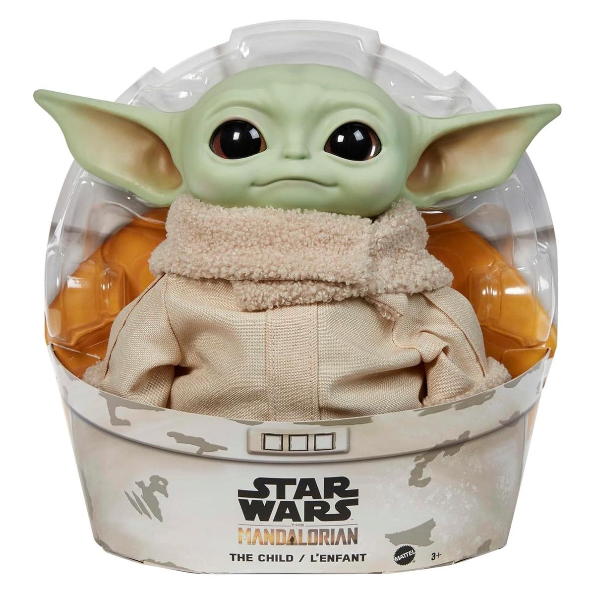 Mattel GWD85 - Disney Star Wars - The Mandalorian - Grogu Baby Yoda, 28 cm 
