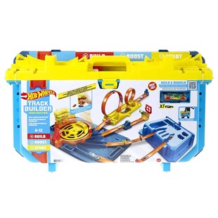 Mattel GVG11 - Hot Wheels - Track Builder Unlimited - Schnellstarter-Box mit einem Fahrzeug 