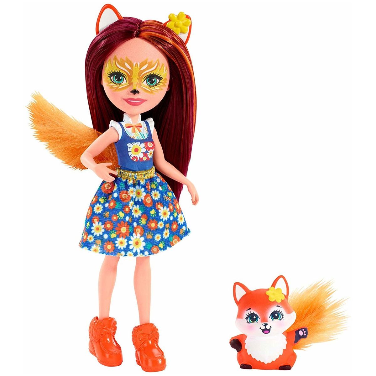 Mattel FXM71 - Enchantimals - Fuchsm&auml;dchen Felicity Fox und Flick 