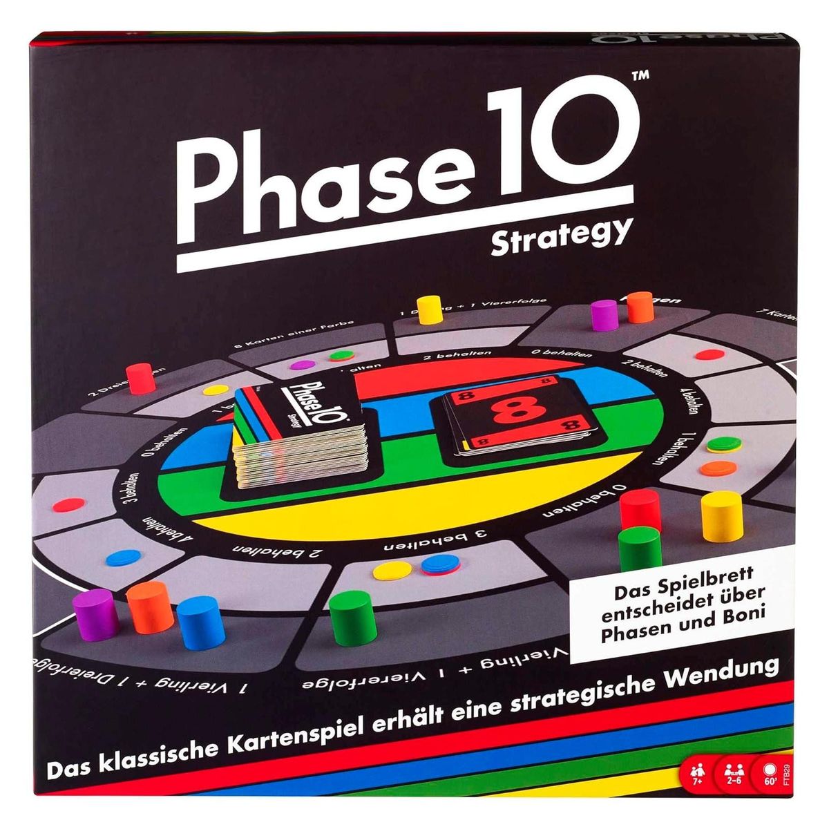 Mattel FTB29 - Brettspiel, Phase 10 