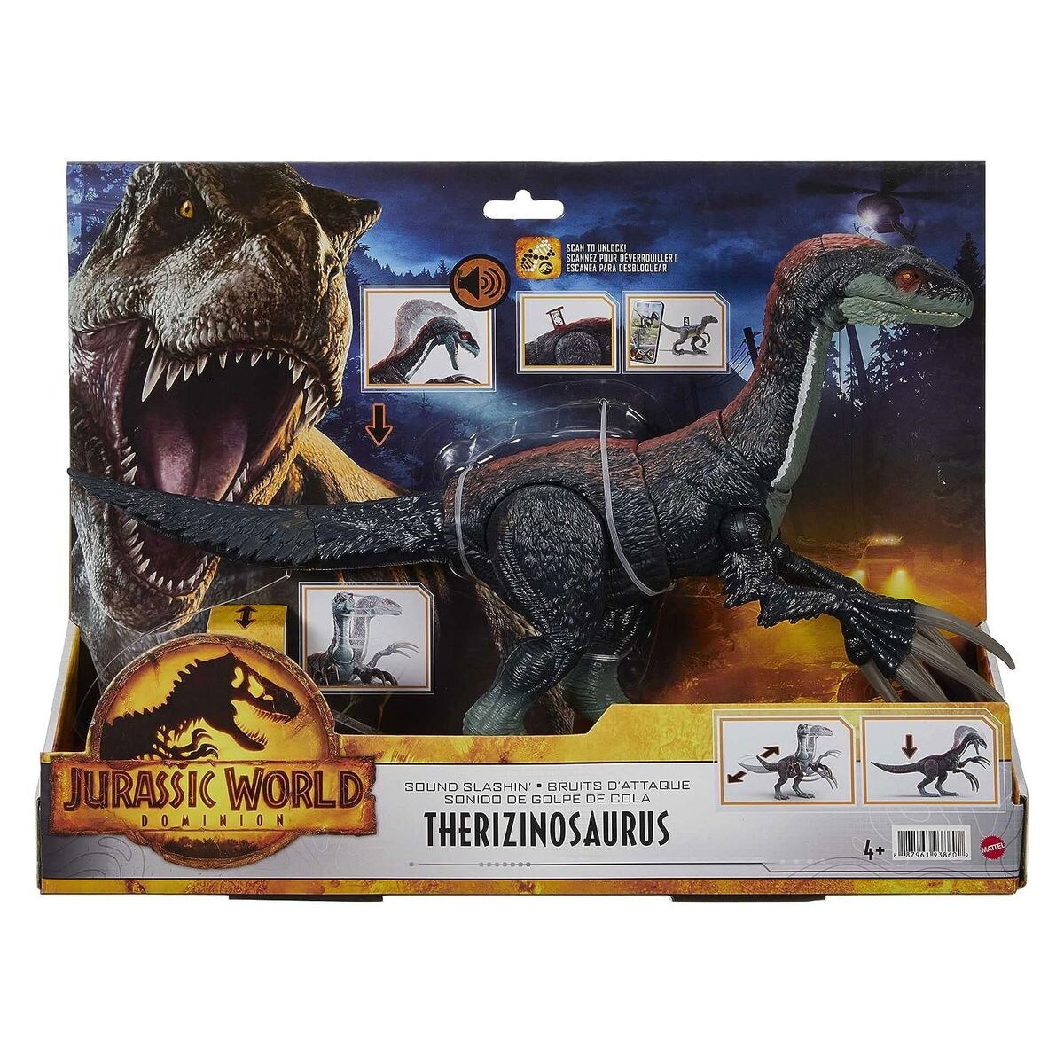GWD65 - Jurassic World - Sound Slashin' Slasher - Therizinosaurus Dino mit Geräuschen