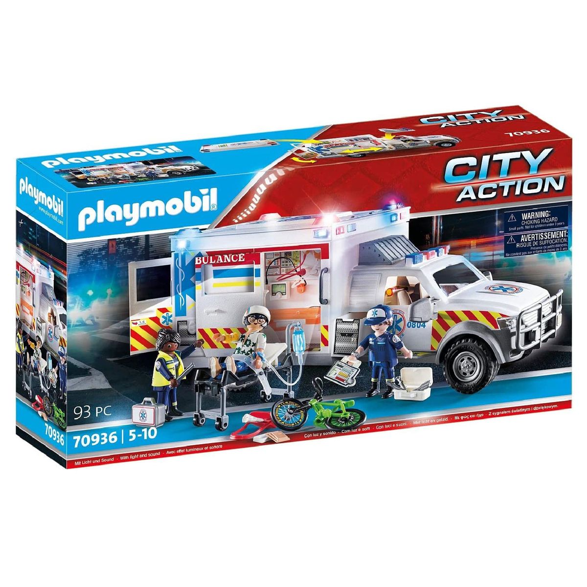 PLAYMOBIL&reg; 70936 - City Action - Rettungs-Fahrzeug: US Ambulance 