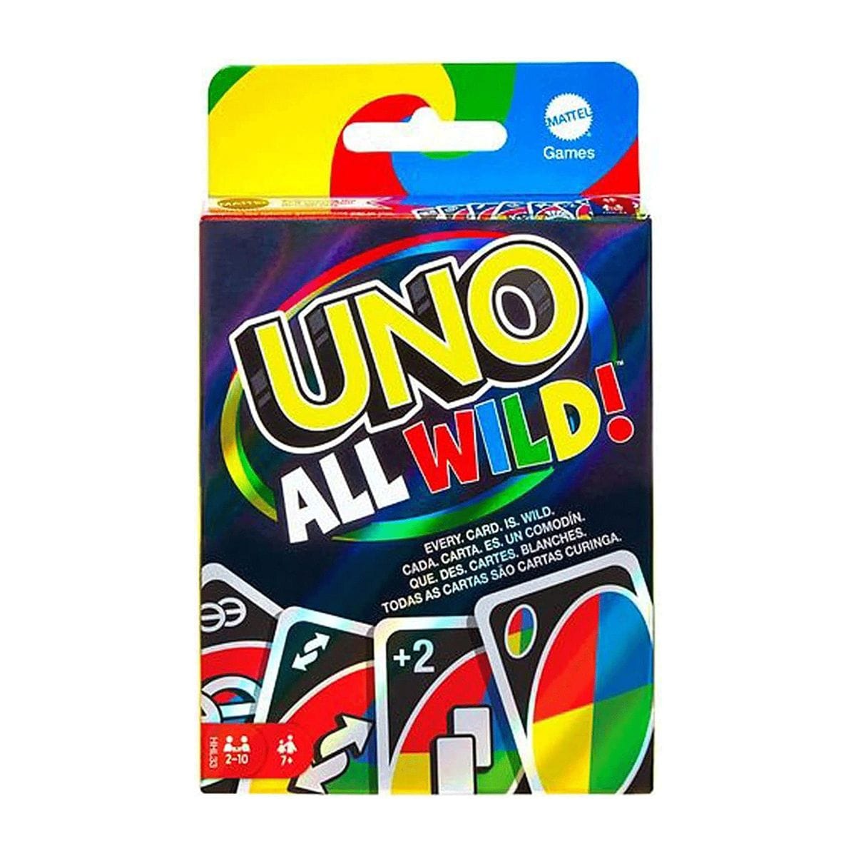 Mattel HHL33 - Mattel Games - UNO All Wild - Kartenspiel 