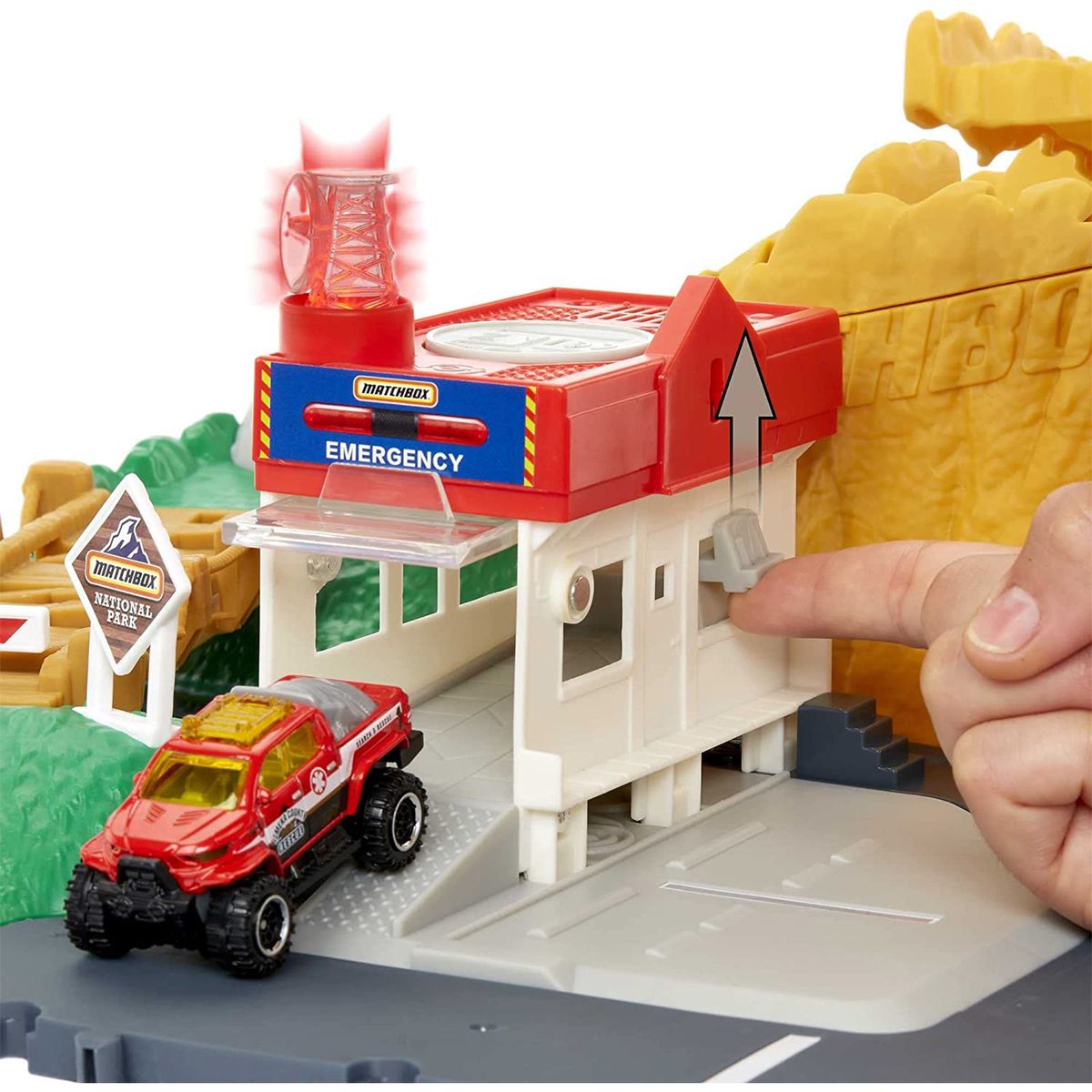 Matchbox Action Drivers Abenteuer-Spielset Mit Geländewagen – 1:64 Maßstab, Für Kinder Ab 3 Jahren