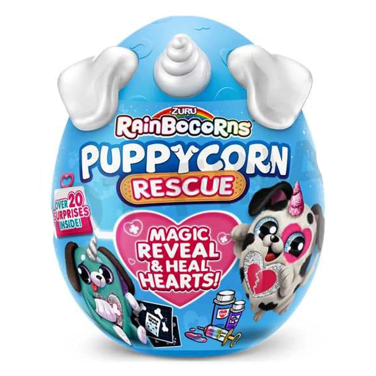 Zuru 9261 - Rainbocorns - Puppycorn Rescue - Pl&uuml;schfigur mit Zubeh&ouml;r, Auswahl zuf&auml;llig 