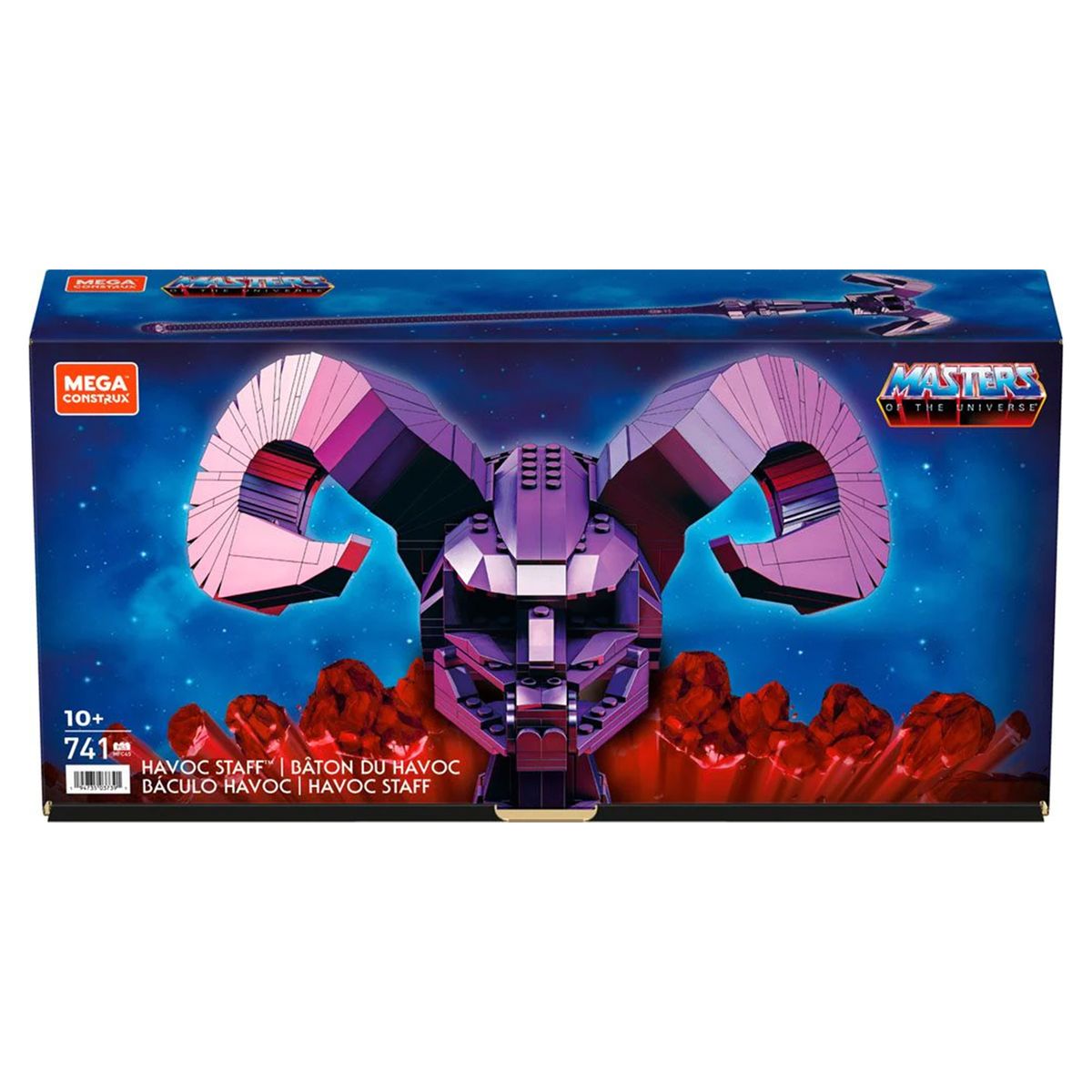 Mattel HFC45 - Masters of the Universe - Mega Construx - Skeletors Havoc-Stab, 741 Teile 