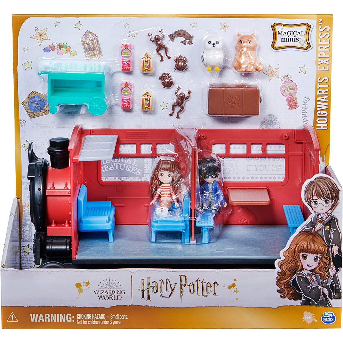 Spin Master 6064928 (20138375) - Harry Potter - Wizarding World - Spielset, Figuren mit Zubeh&ouml;r, Horwarts Express 