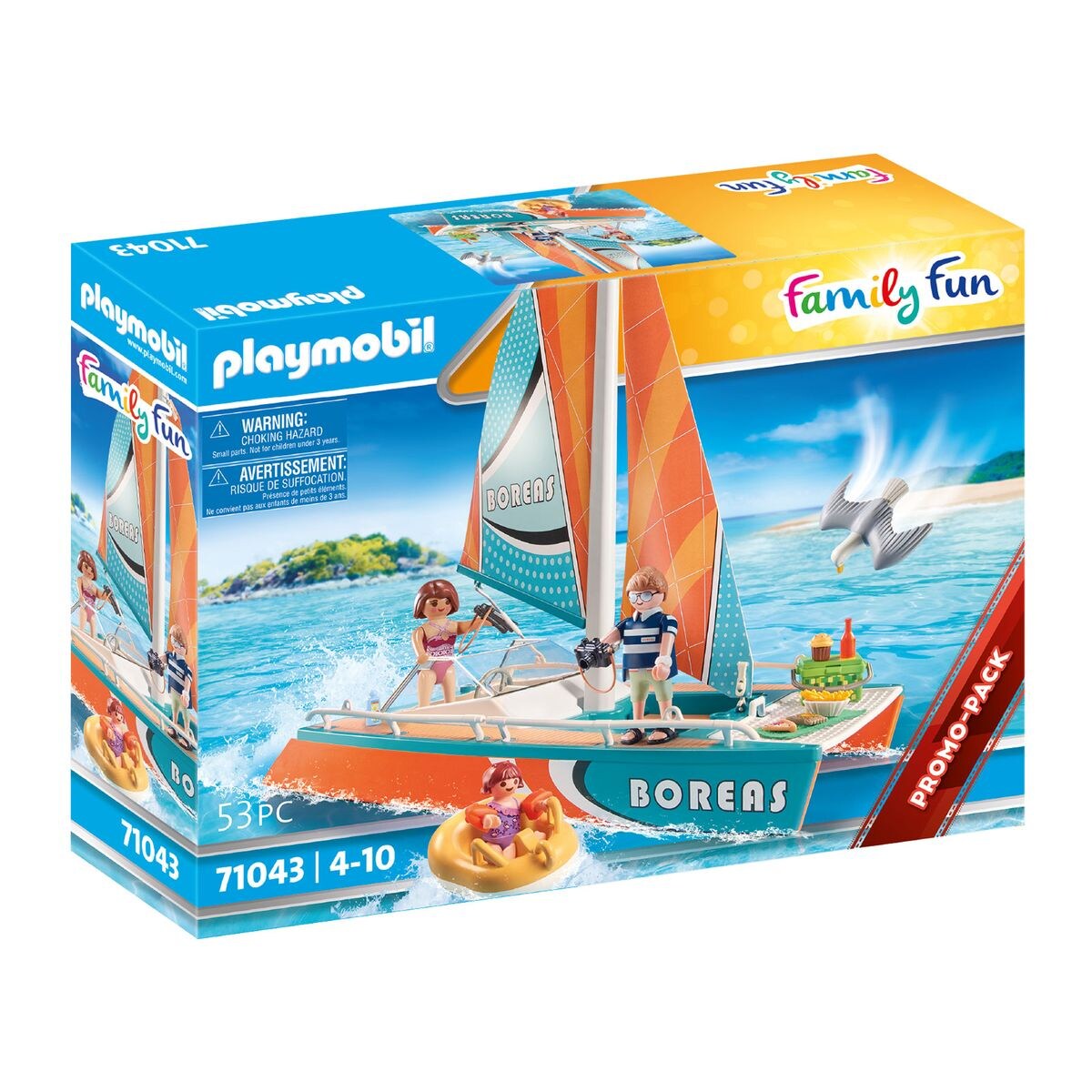 PLAYMOBIL 71043 - Family Fun - Katamaran