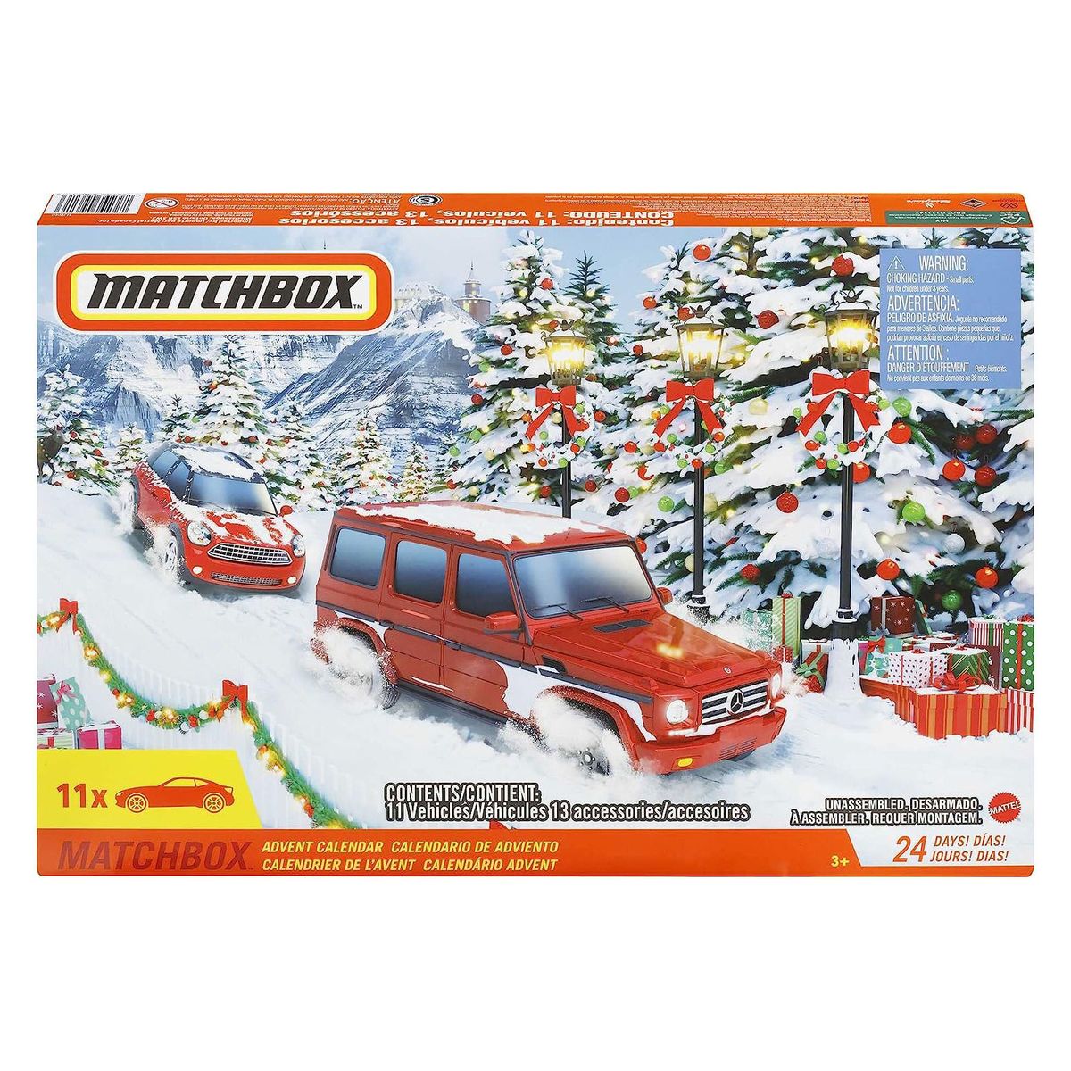 Mattel HJW40 - Matchbox - Adventskalender 