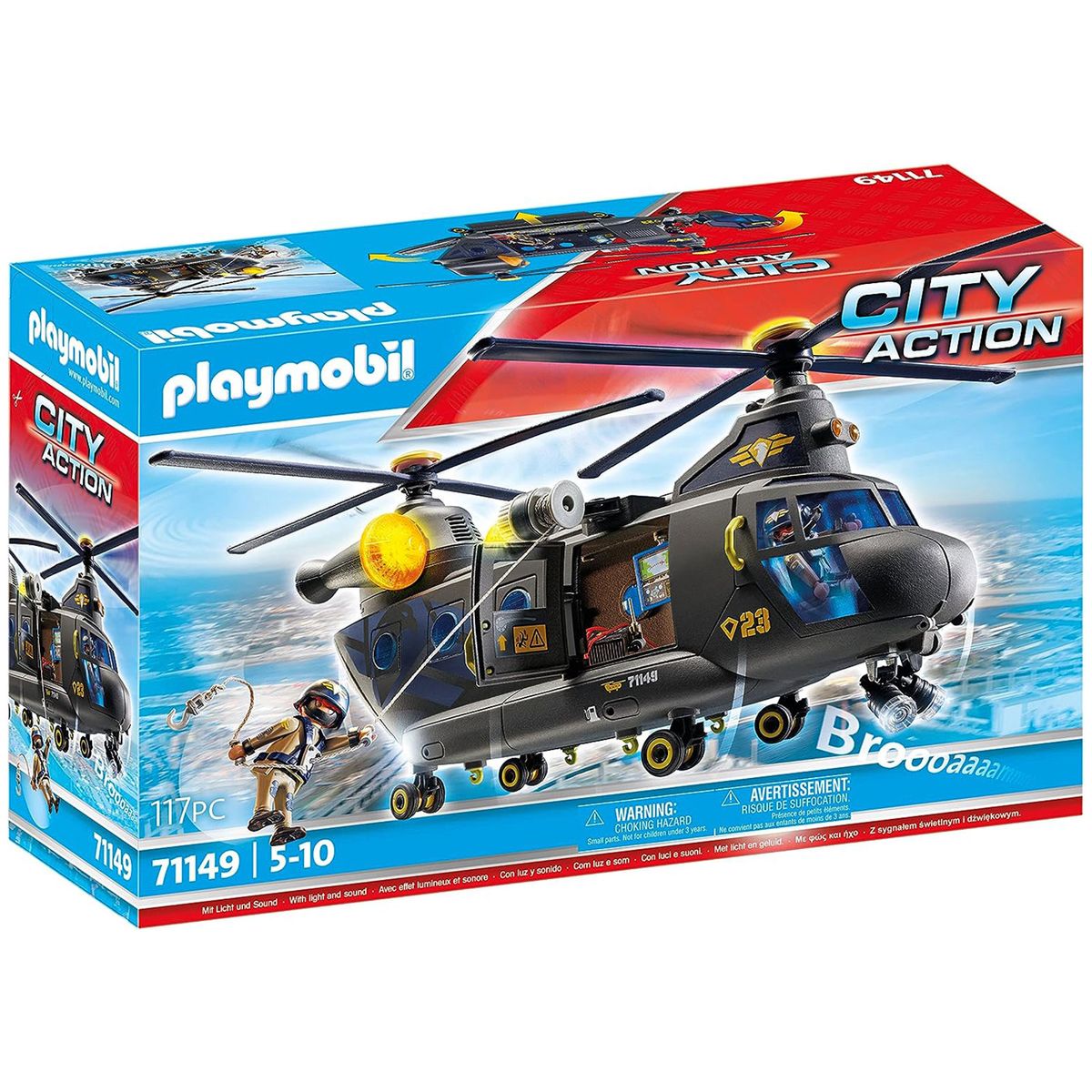 PLAYMOBIL&reg; 71149 - City Action - SWAT-Rettungshelikopter 