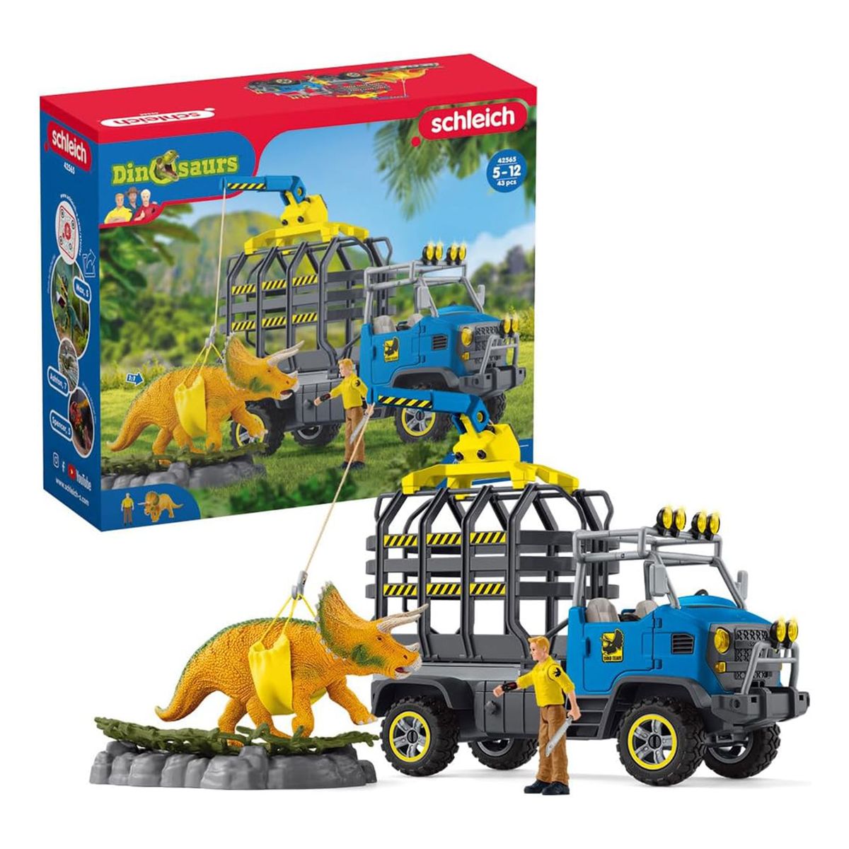 Schleich 42565 - Dinosaurs - Dino Truck 