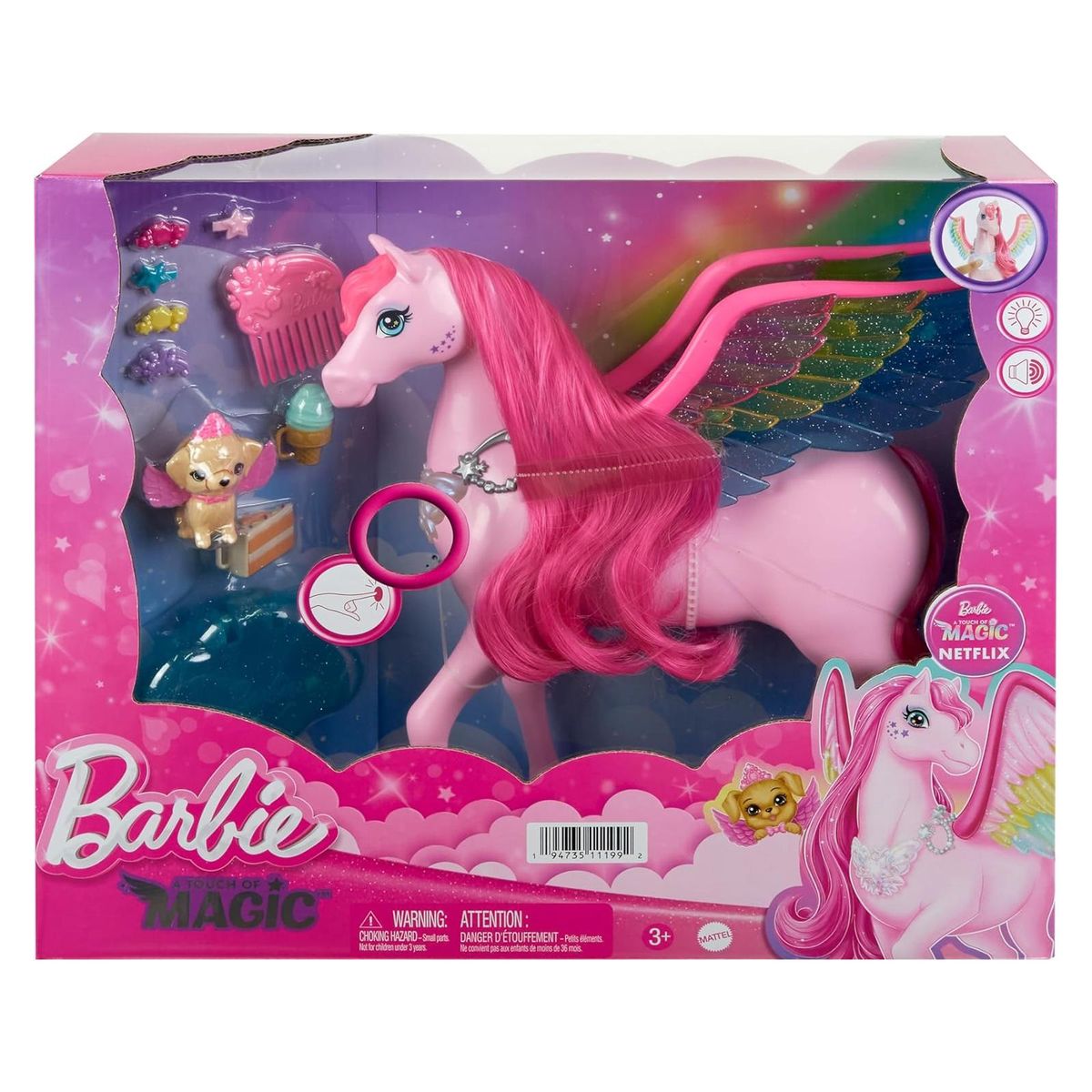 Mattel HLC41 (HLC40) - Barbie - Touch of Magic - Ein Verborgener Zauber - Pegasus 