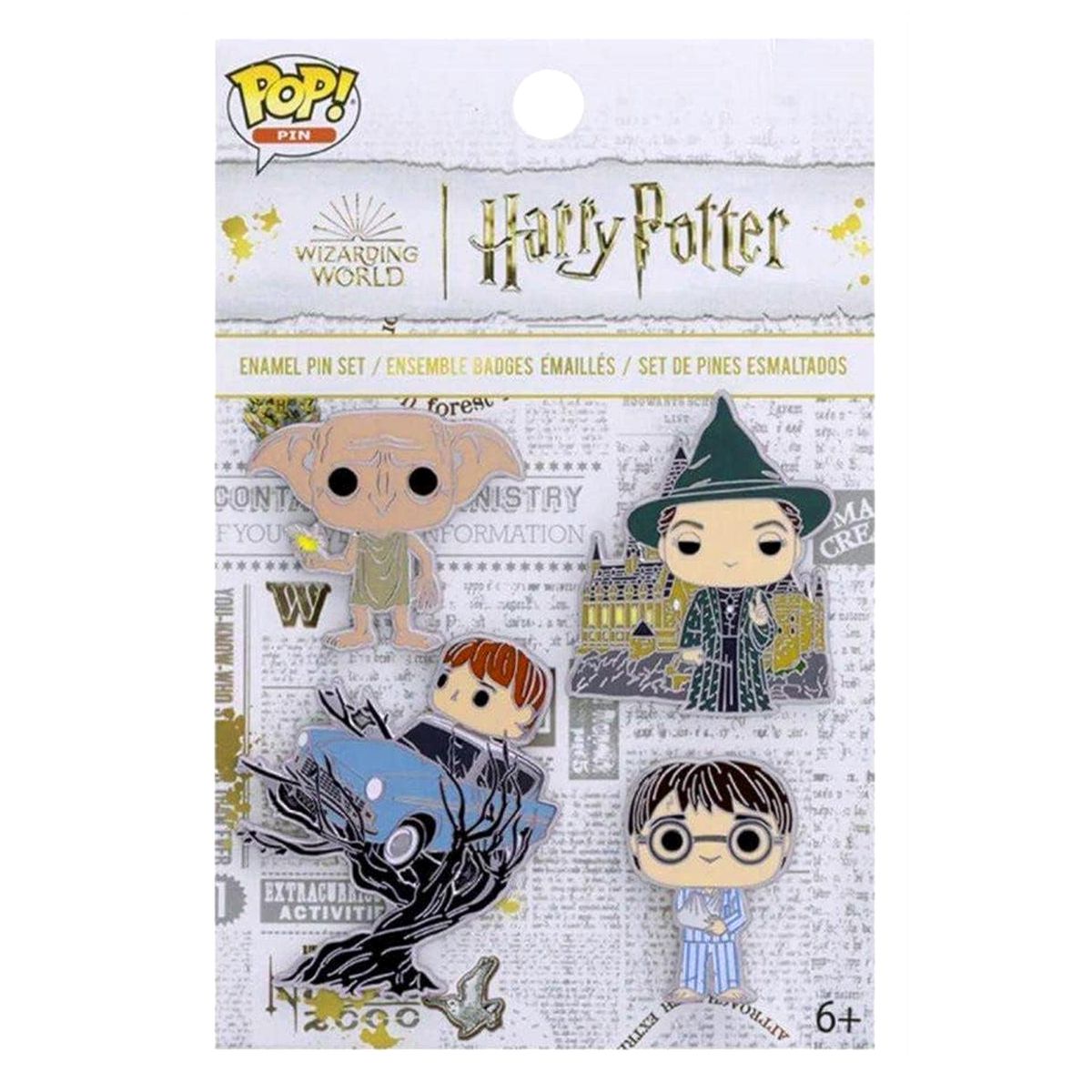 Funko HPPN1107 - Pop! Pin - Wizarding World - Harry Potter - Pins 4er-Set 