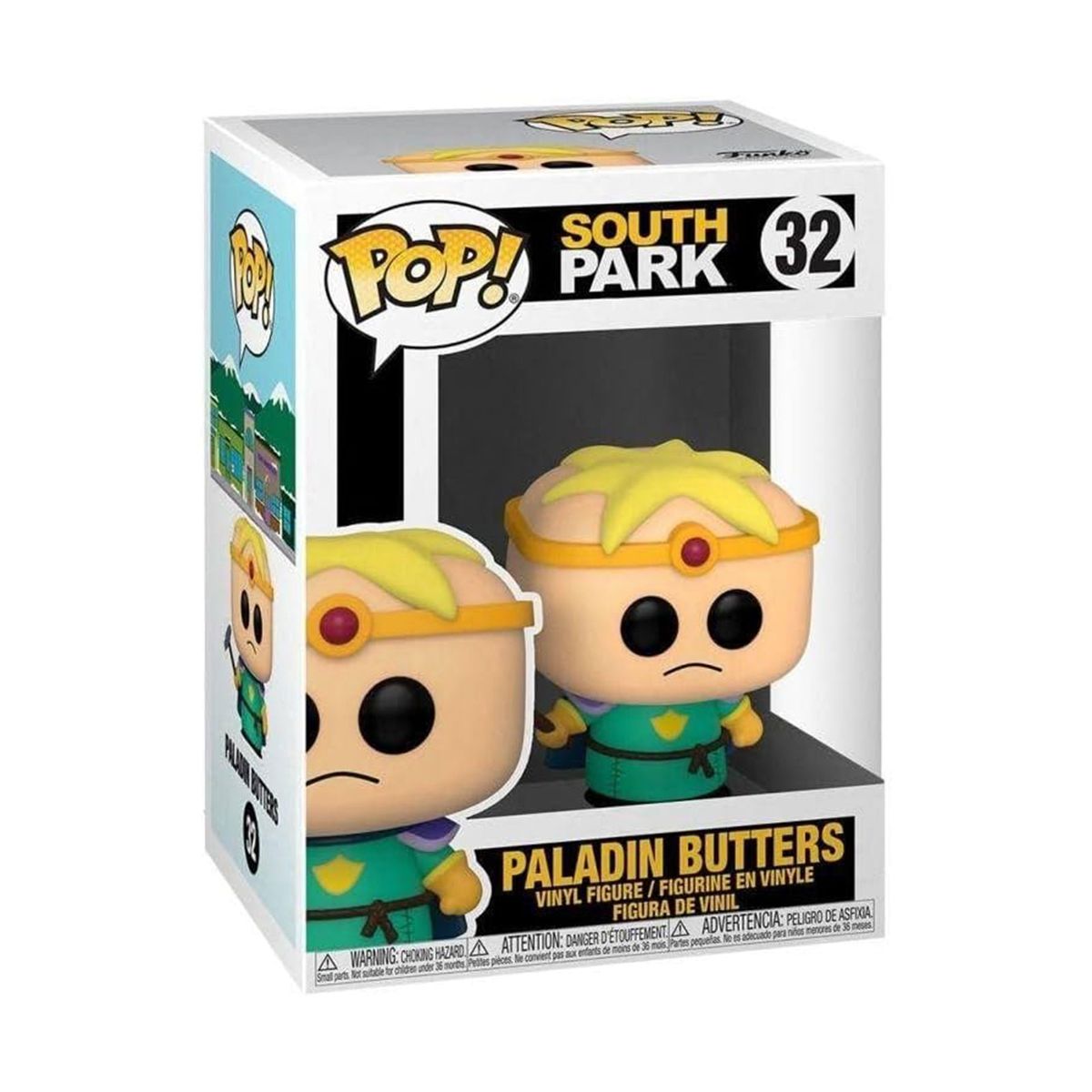Funko FK56173 - POP! - South Park - Paladin Butters Vinyl-Figur, Nr. 32, ca. 9 cm 