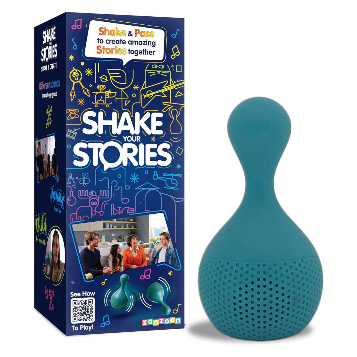 Zanzoon 5822120 - Shake your Stories - Familienspiel, fantasievoller Spielspa&szlig; 