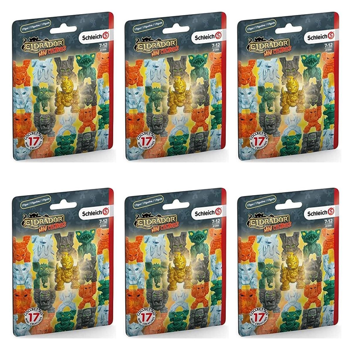Schleich 87869 BUNDLE sort. - Eldrador - Mini Creatures - Figuren-Set mit 6 T&uuml;ten 