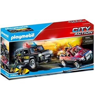 PLAYMOBIL® 70869 - City Action - Polizei, Verfolgung der Bankräuber 