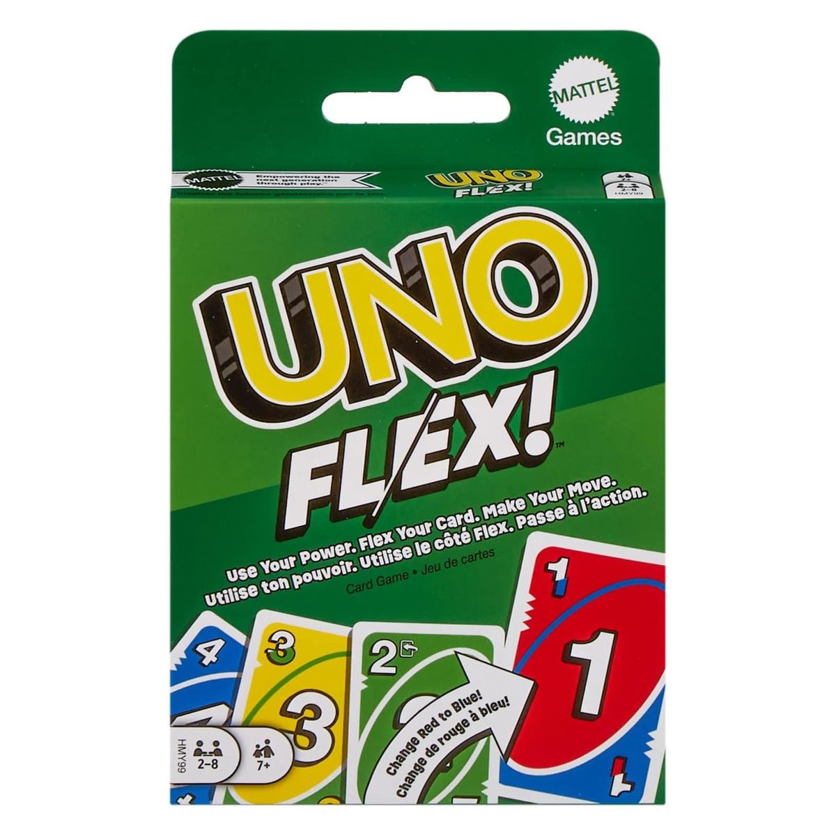 Mattel HMY99 - Mattel Games - UNO Kartenspiel, Flex! 