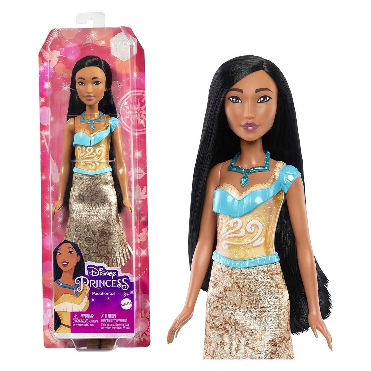Mattel HLW07 - Disney Princess - Pocahontas Puppe 