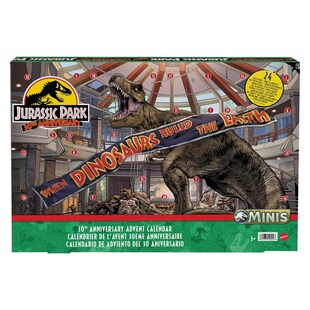 Mattel HTK45 - Jurassic World - Adventskalender, 30. Jubiläum 