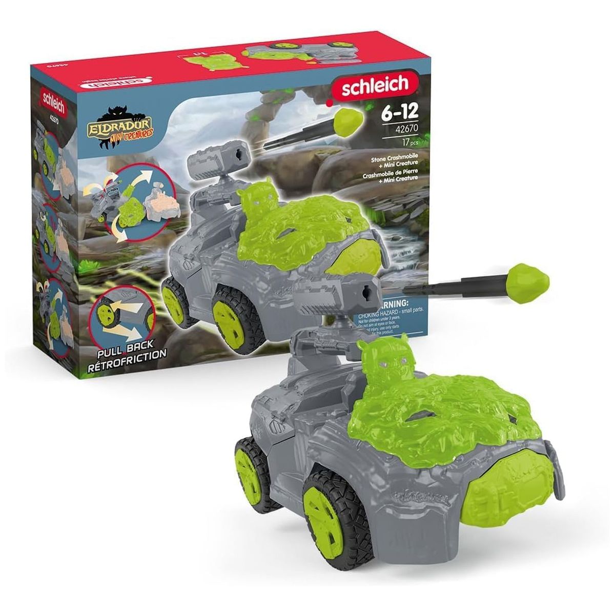 Schleich 42670 - Eldrador - Mini Cretaures - Stein-Crashmobil 