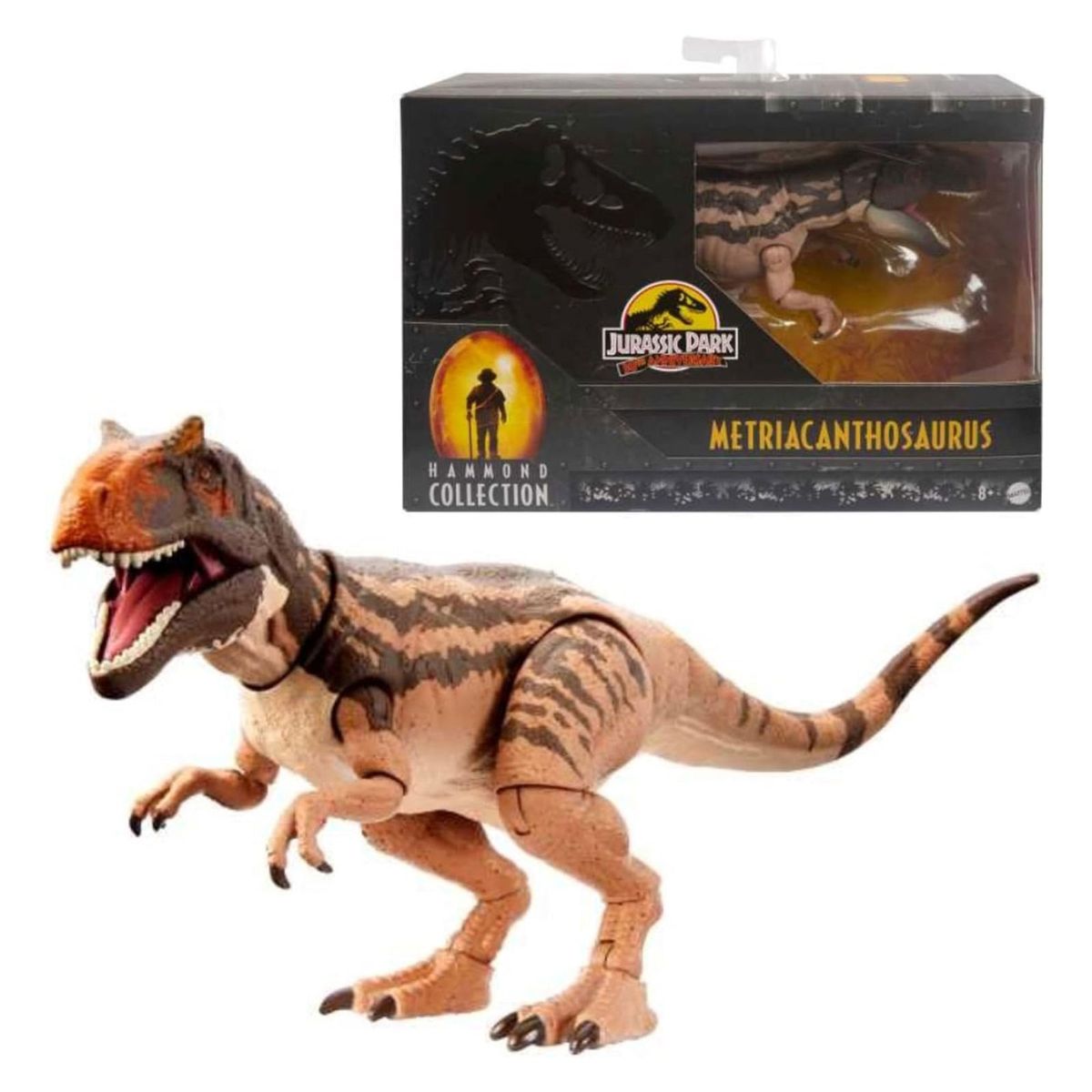Mattel HLT26 - Jurassic World - 30-j&auml;hriges Jubil&auml;um - Sammelfigur, 32 cm, Metriacanthosaurus 