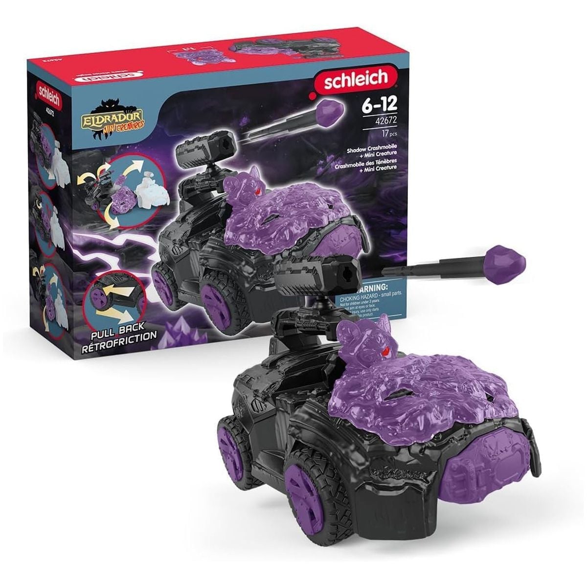 Schleich 42672 - Eldrador - Schatten-Crashmobil mit Mini Creature 