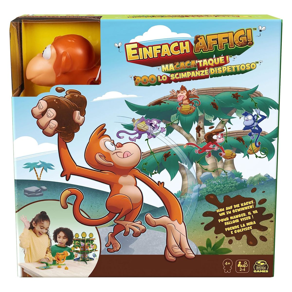 Spin Master 6068697 (20144951) - Kinderspiel, Gesellschaftsspiel, Einfach Affig! 