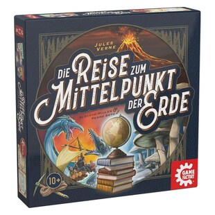 Carletto 646304 - Game Factory - Kartenspiel, Die Reise zum Mittelpunkt der Erde(76304) 