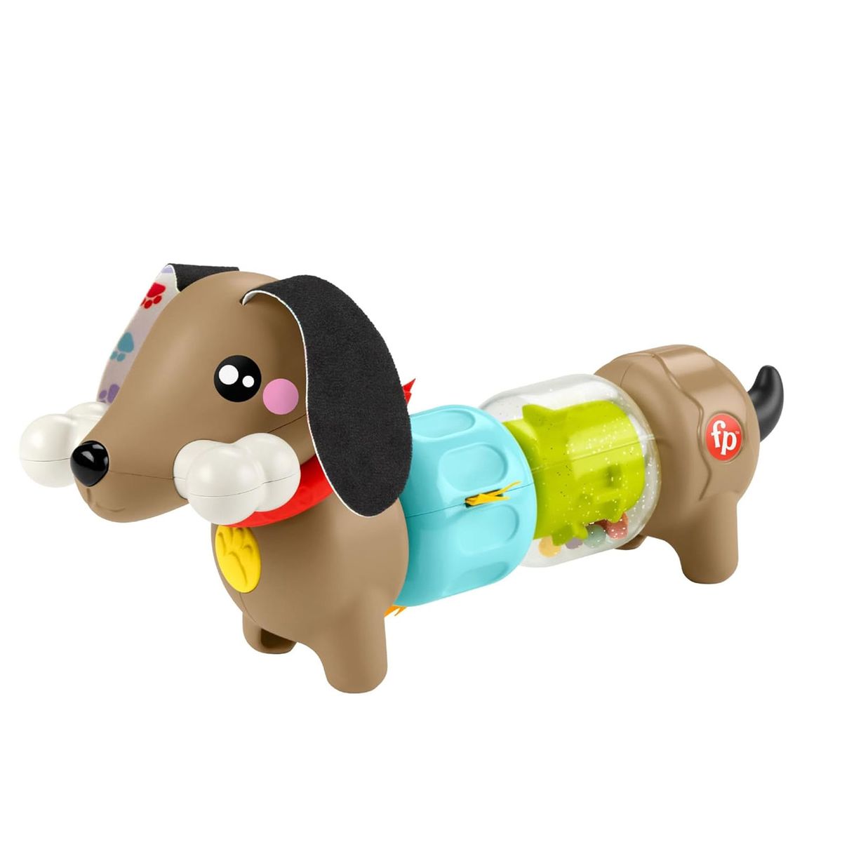 Mattel HTW91 - Fisher-Price - Klicken & Drehen Aktivit&auml;tsh&uuml;ndchen, Verspielter Dreh-Dackel 