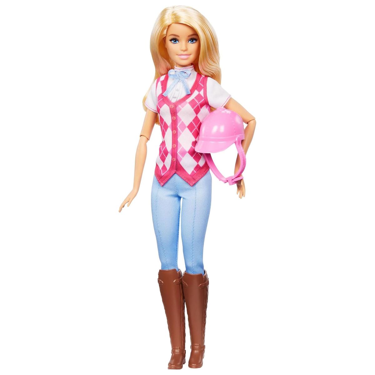Mattel HXJ38 - Barbie - Das geheimnisvolle Pferdeabenteuer - Reiterin Malibu, Puppe 