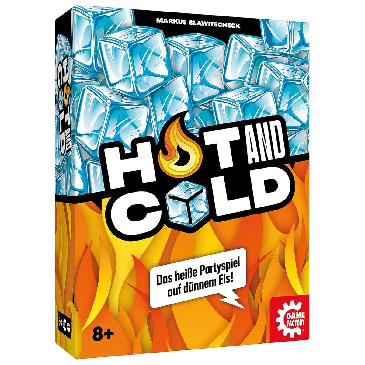 Carletto 646296 - Game Factory - Hot and Cold, das hei&szlig;e Partyspiel auf d&uuml;nnem Eis 