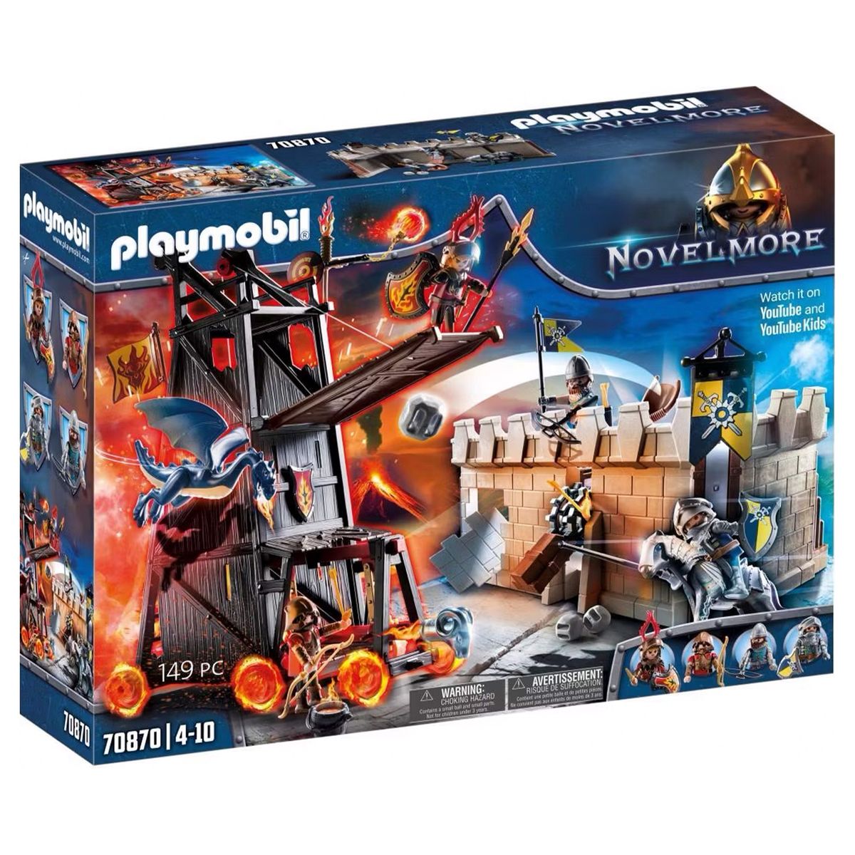 PLAYMOBIL&reg; 70870 - Novelmore - Spielset, Angriff mit dem Kampfturm 
