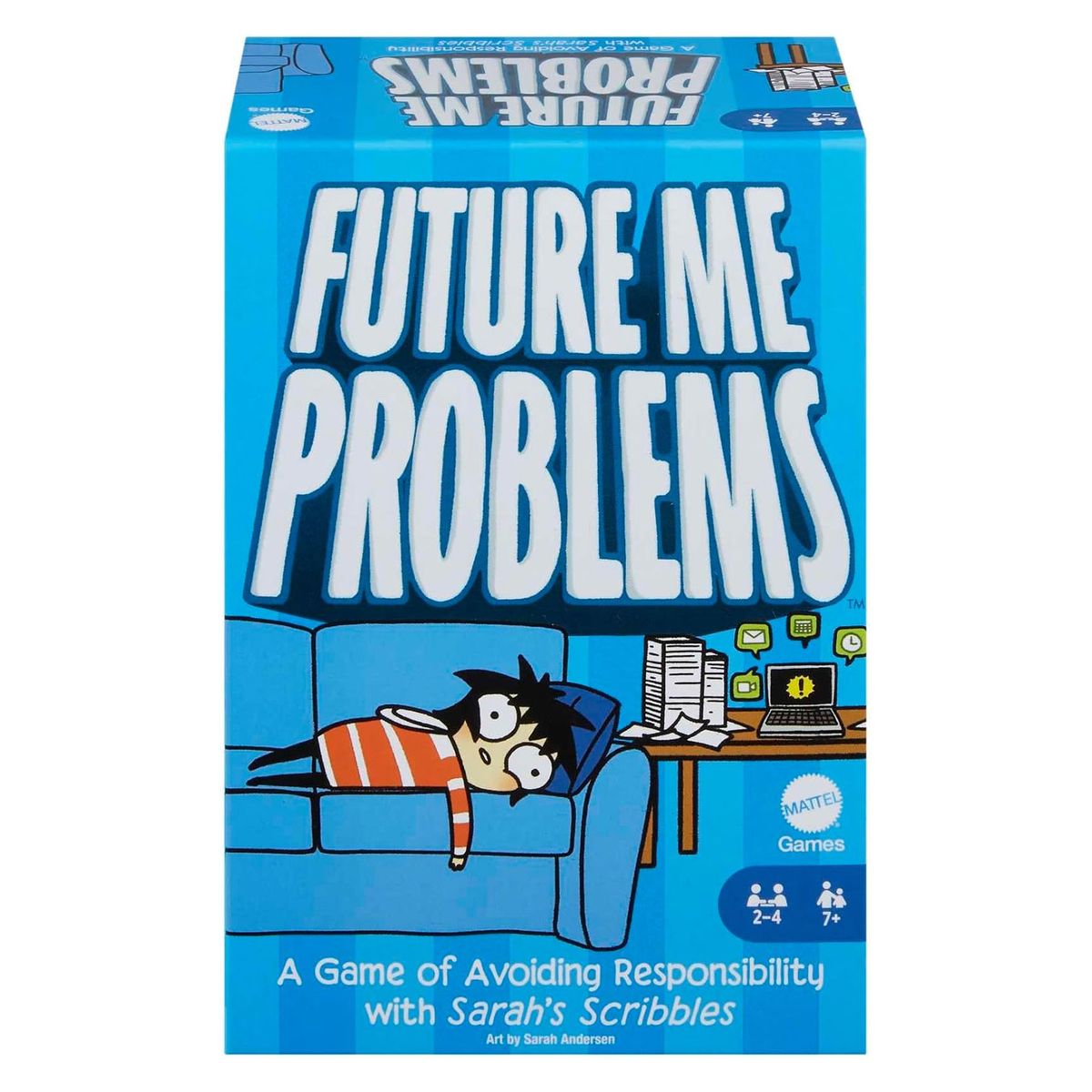 Mattel HPH10 - Mattel Games - Future Me Problems - Wie man Pflichten aus dem Weg geht 