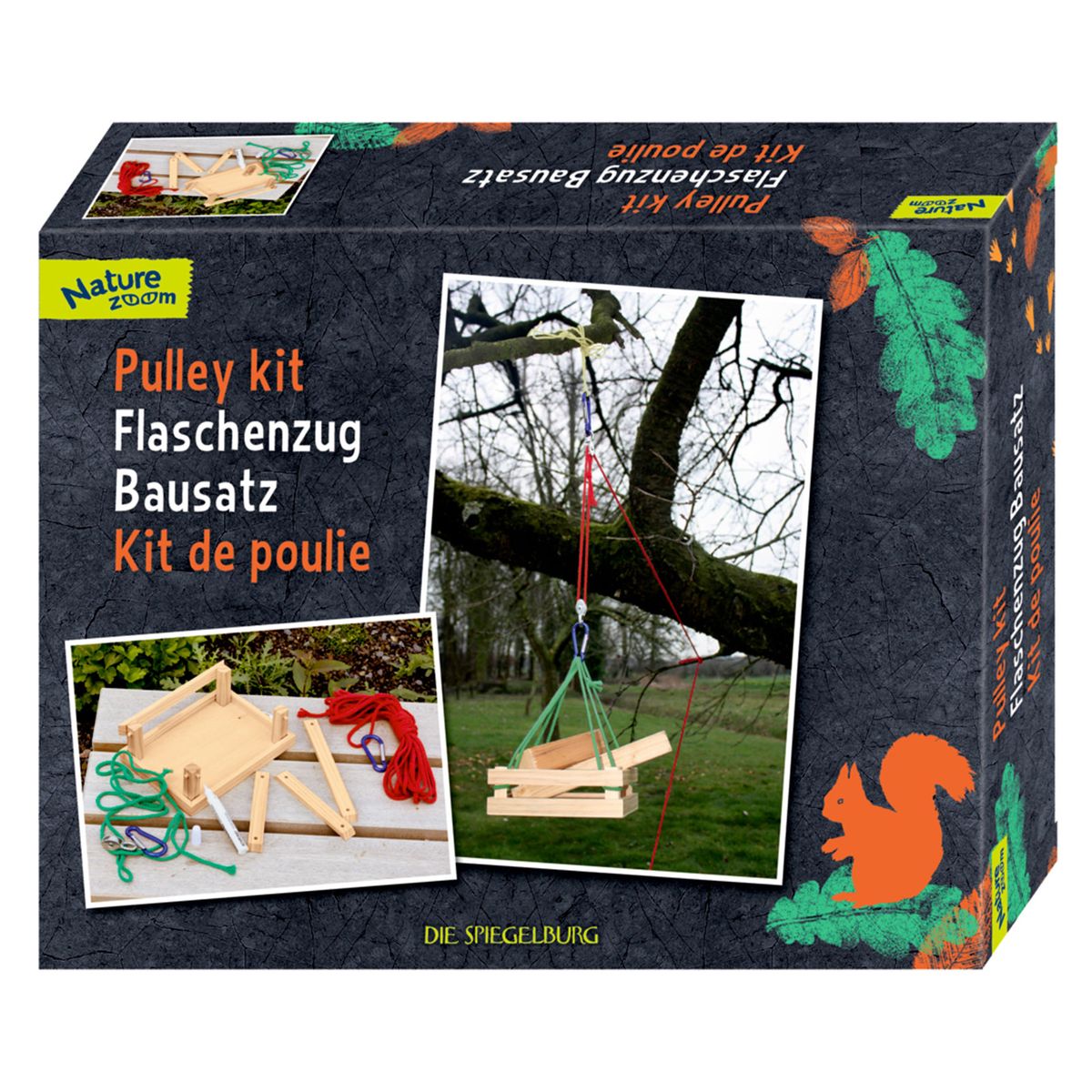Coppenrath 22357 - Die Spiegelburg - Nature Zoom - Bausatz Flaschenzug 