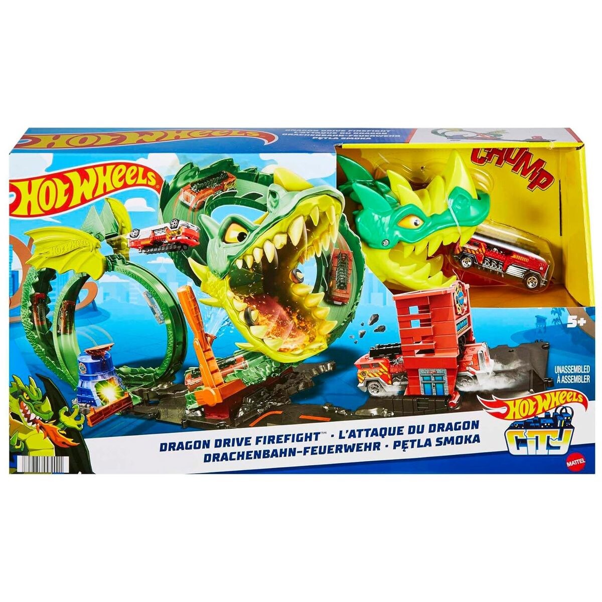 HJV70 - Hot Wheels - Drachenangriff Spielset
