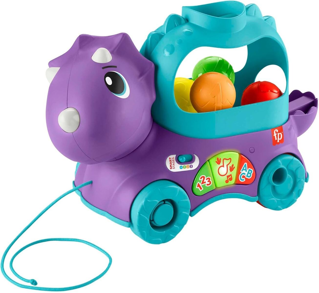 HNR54 - Fisher-Price - Interaktiver Bällespaß-Dinosaurier