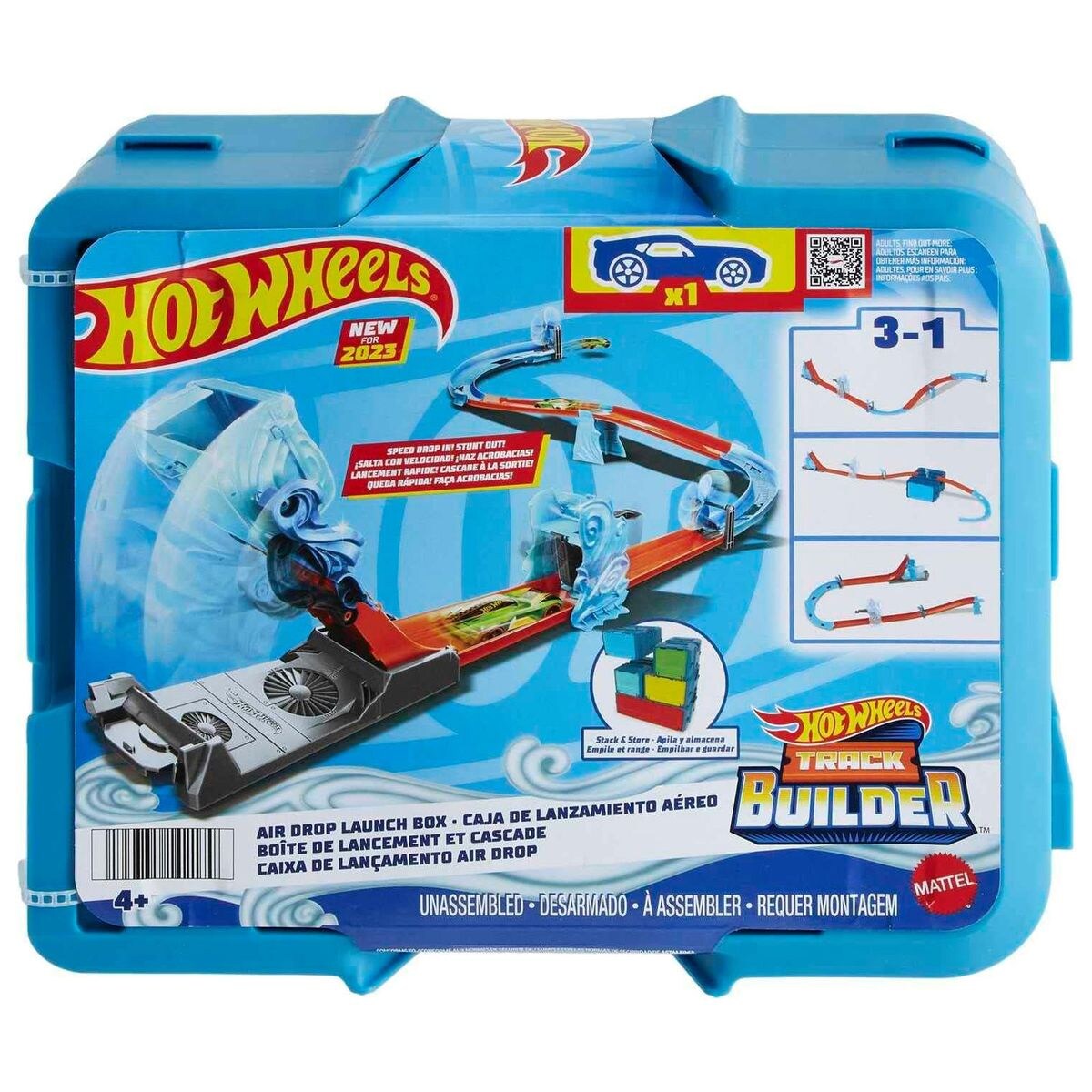 HNJ67 - Hot Wheels - Track Builder - Wind and Gravity Pack, inkl. Fahrzeug