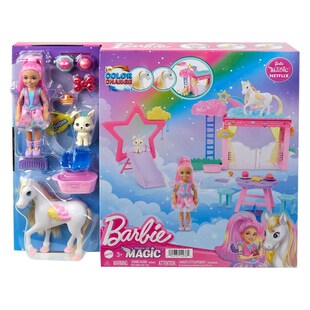 Mattel HNT67 - Barbie - A Touch of Magic - Chelsea & Pegasus Spielset 