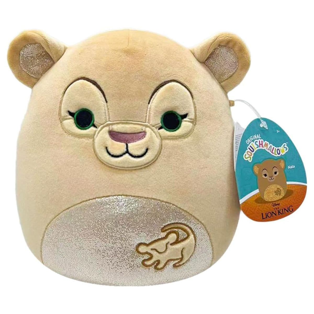 Jazwares SQDI00549 - Disney Der K&ouml;nig der L&ouml;wen - Squishmallows - Pl&uuml;schfigur Nala, 20 cm 