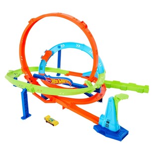 Mattel HXM94 - Hot Wheels - Action - Loop Cyclone Challenge Bahn 