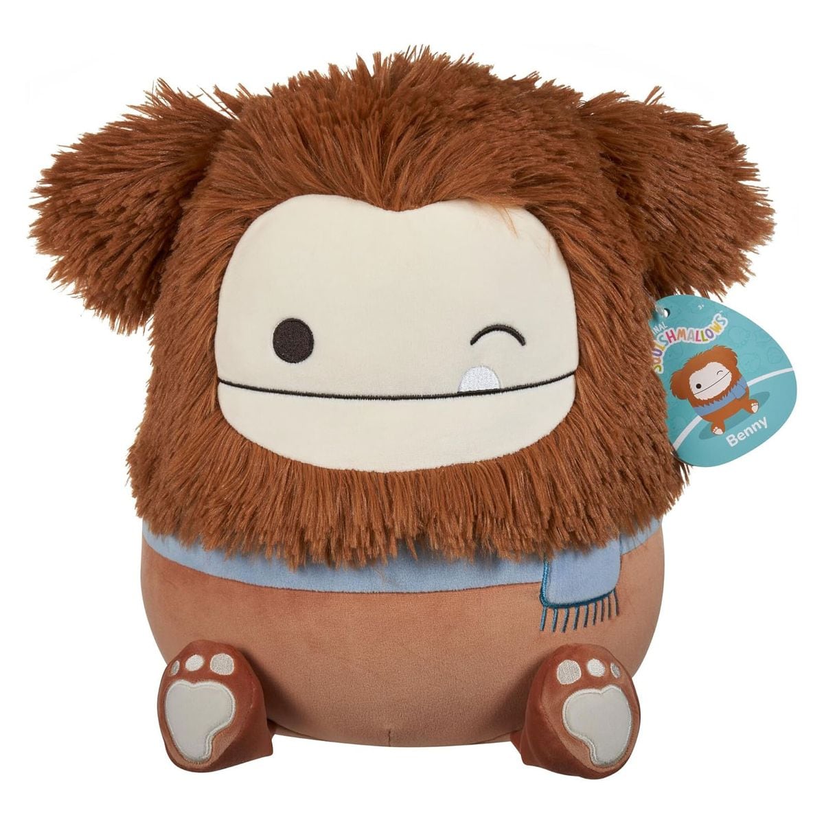 Jazwares SQCR07266 - Squishmallows - Pl&uuml;schfigur, 30 cm, Bigfoot Benny 