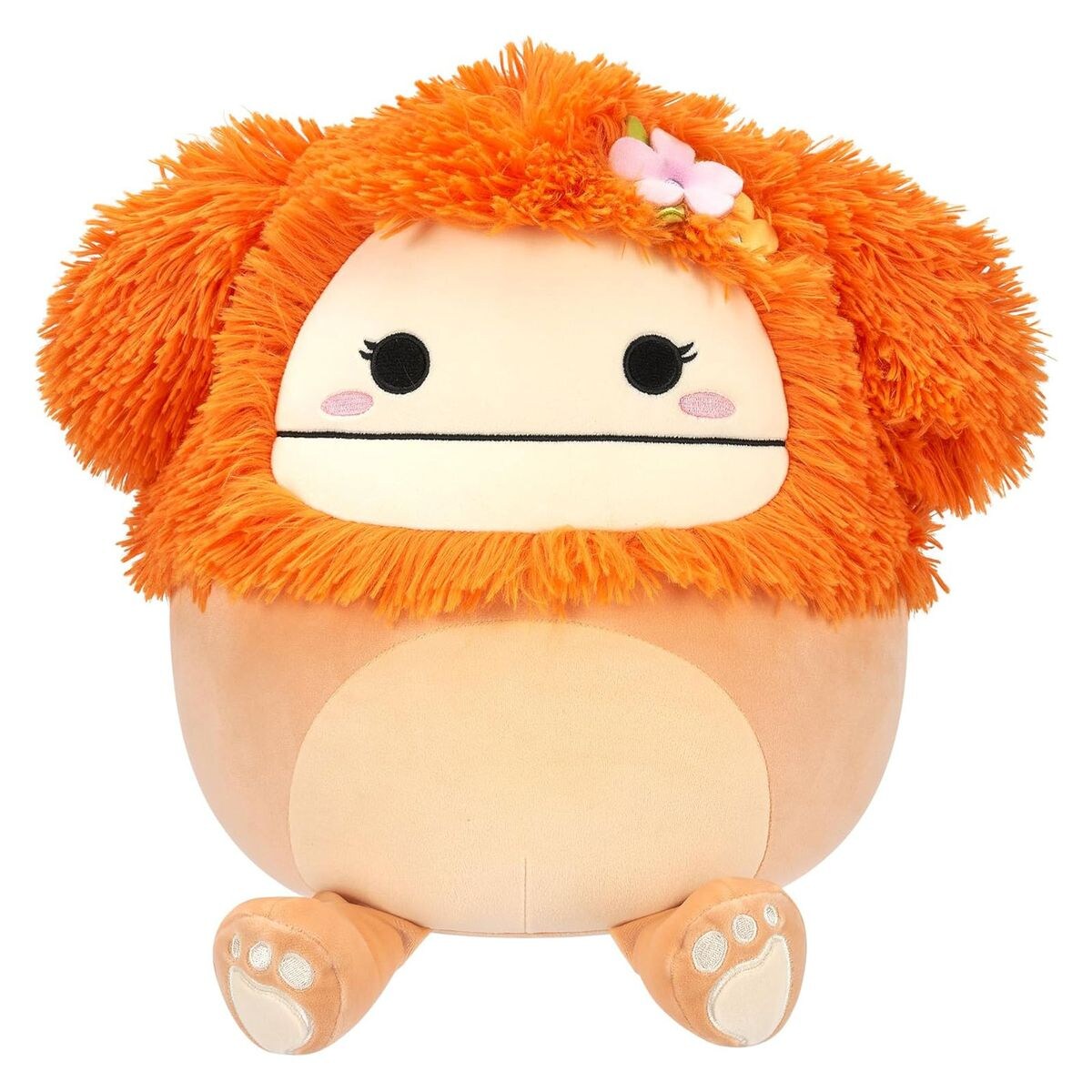 SQCR05428 - Squishmallows - Shasta, der Bigfoot, Plüschfigur, 30 cm, orange