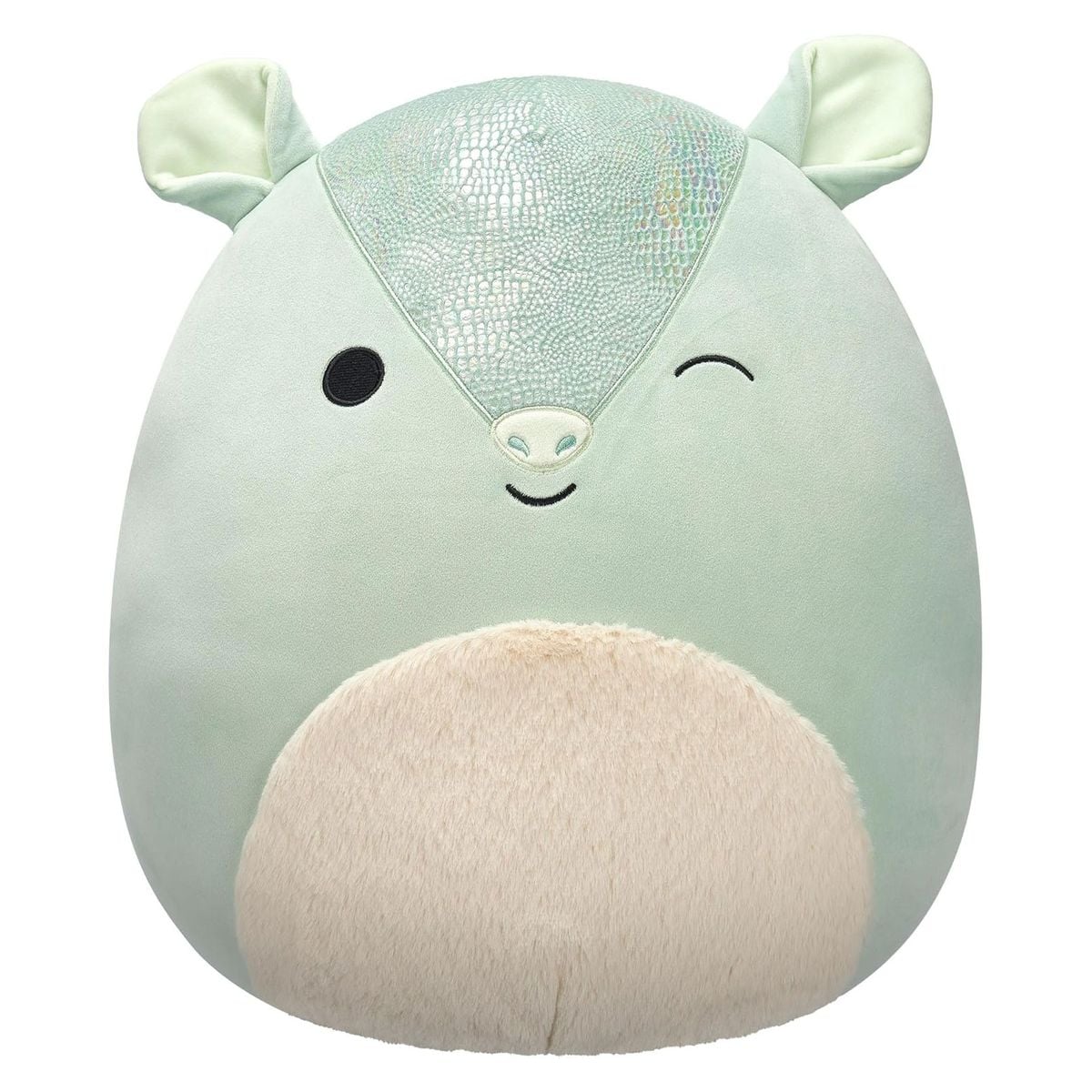 Jazwares SQCR06649 - Squishmallows - Arilla, das G&uuml;rteltier, Pl&uuml;schfigur, 40 cm 