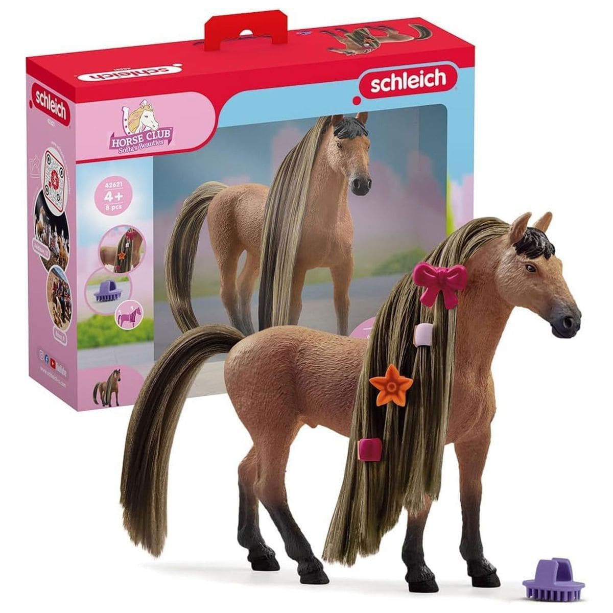 Schleich 42621 - Horse Club - Beauty Horse Achal Tekkiner Hengst 