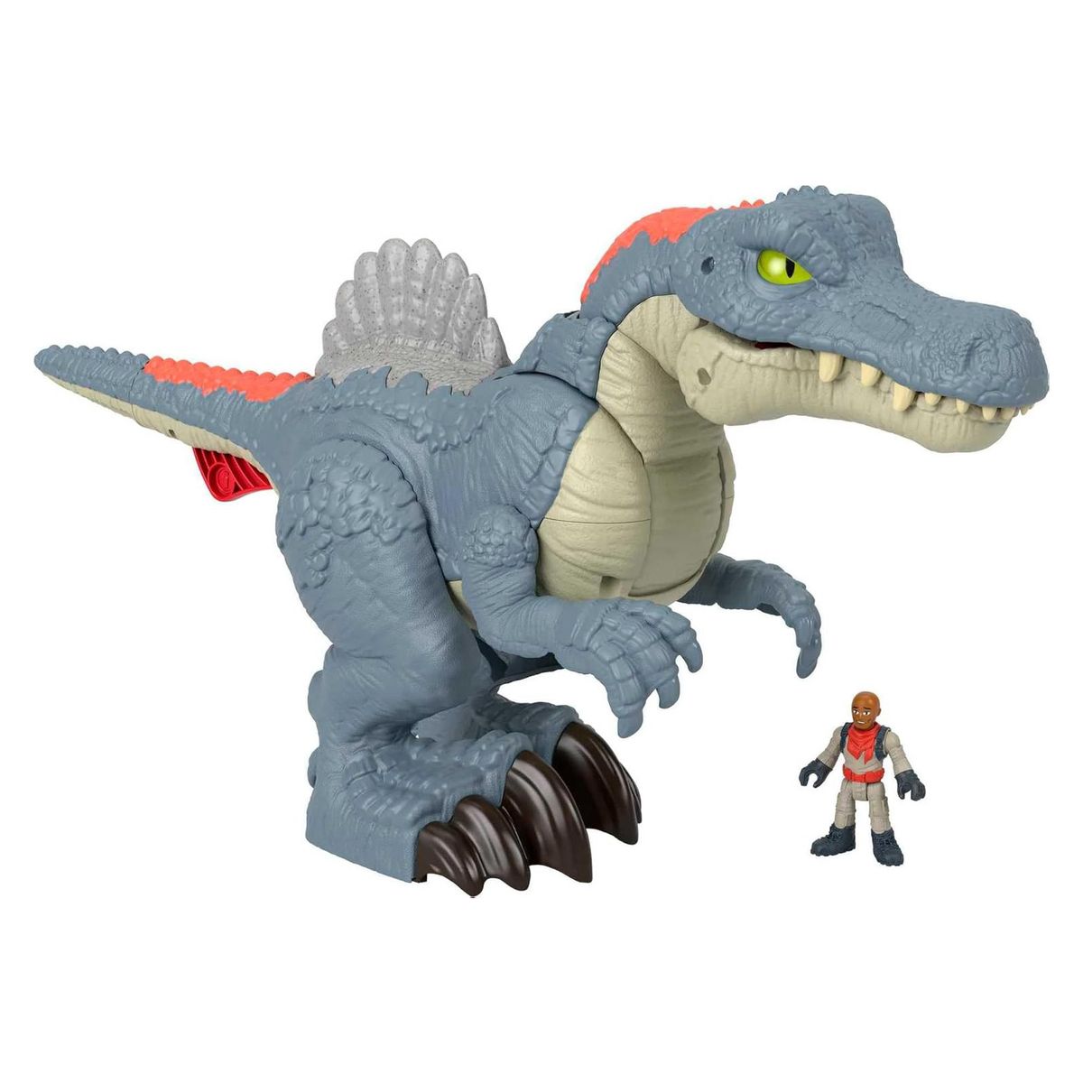 Mattel HML41 - Jurassic World - Fisher-Price - Imaginext - Dinofigur mit Licht und Ger&auml;uschen, 20 cm 
