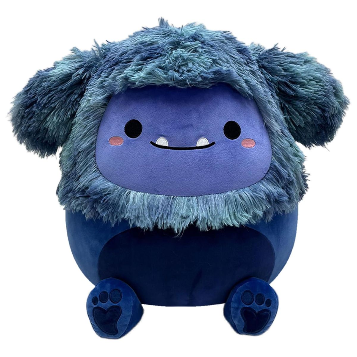 Jazwares SQCR06646 - Squishmallows - Dani, der Navy Blue Bigfoot, ca. 40 cm 