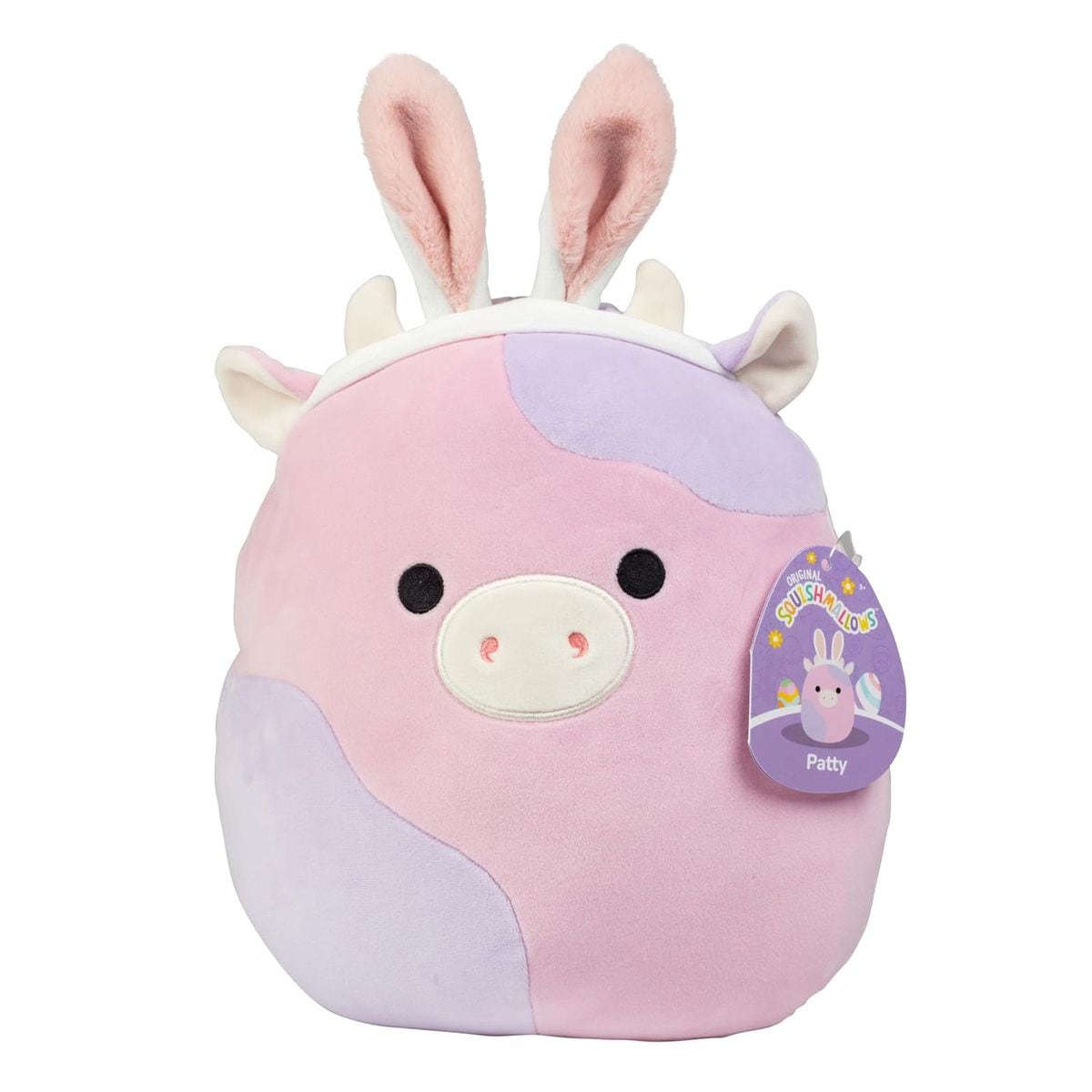 Jazwares SQER01285 - Squishmallows - Patty, die Kuh ca. 40 cm, Pl&uuml;schfigur 