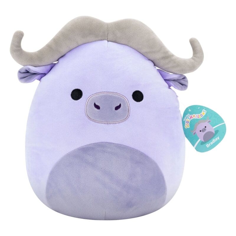 Jazwares SQCR07678 - Squishmallows - Bradley, der Wasserb&uuml;ffel, Pl&uuml;schfigur, ca. 30 cm 